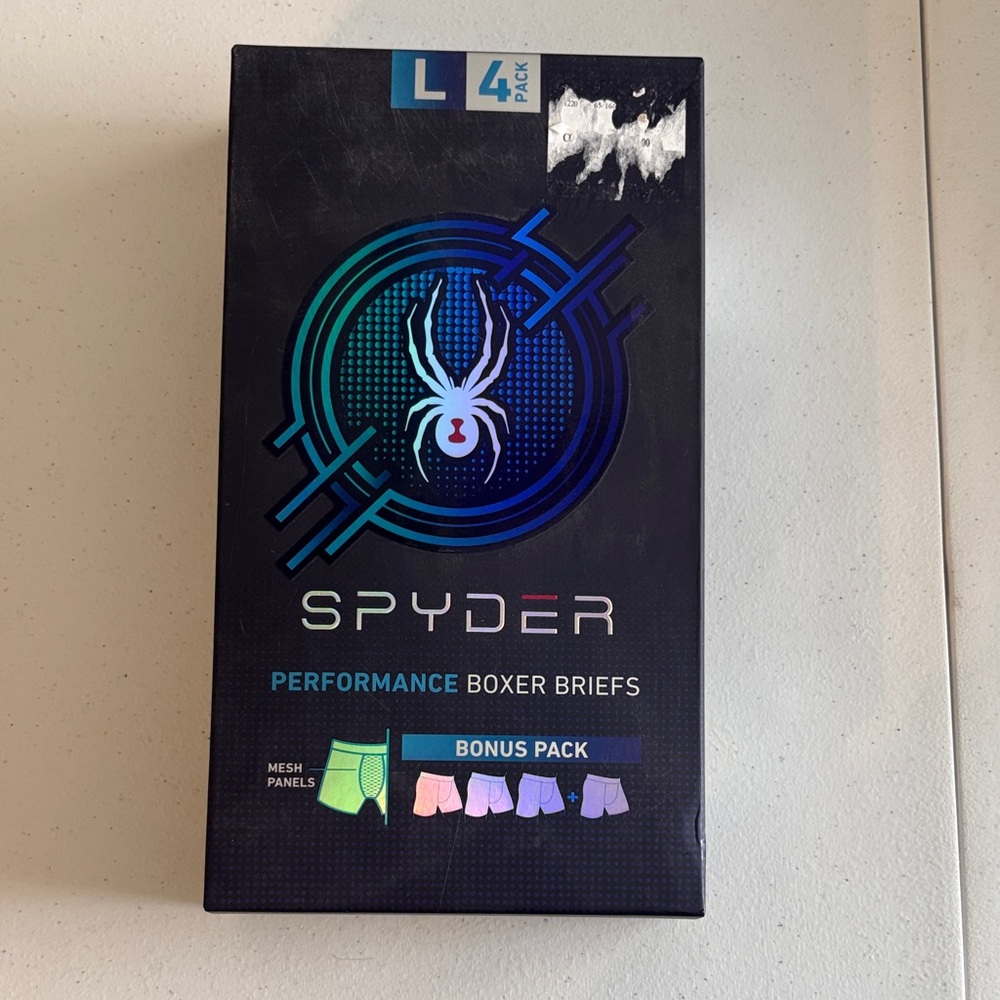 Spyder performance boxer briefs brand new